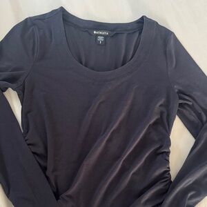 Athleta Women's Black Long Sleeve Tee - Size S